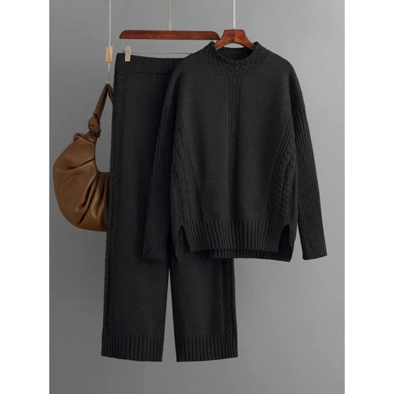 Cozy Elegance Knit Two-Piece Set