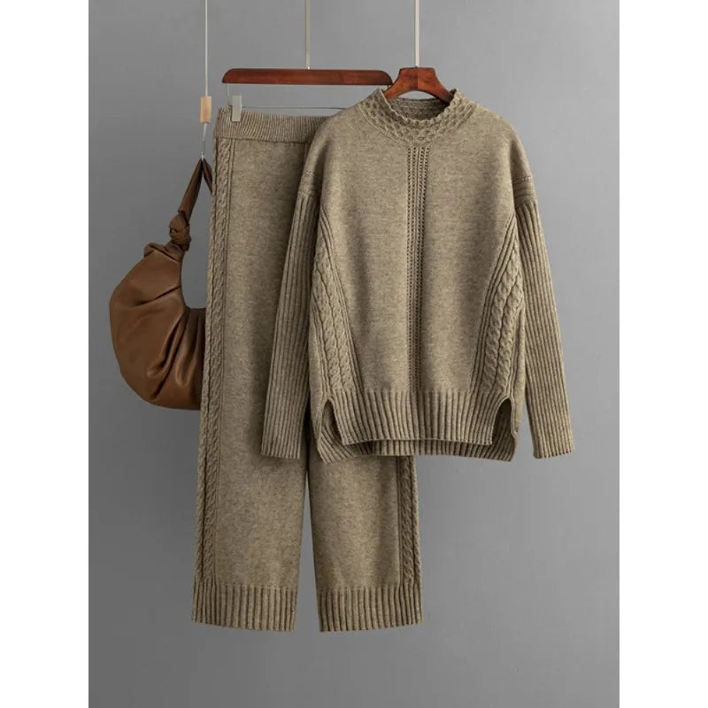 Cozy Elegance Knit Two-Piece Set