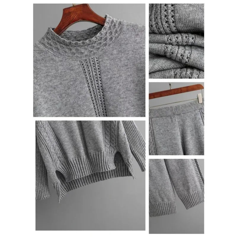 Cozy Elegance Knit Two-Piece Set