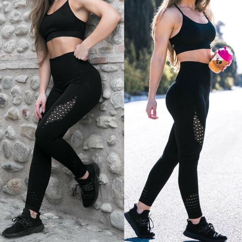 Breathable Energy Fitness High Waisted Leggings
