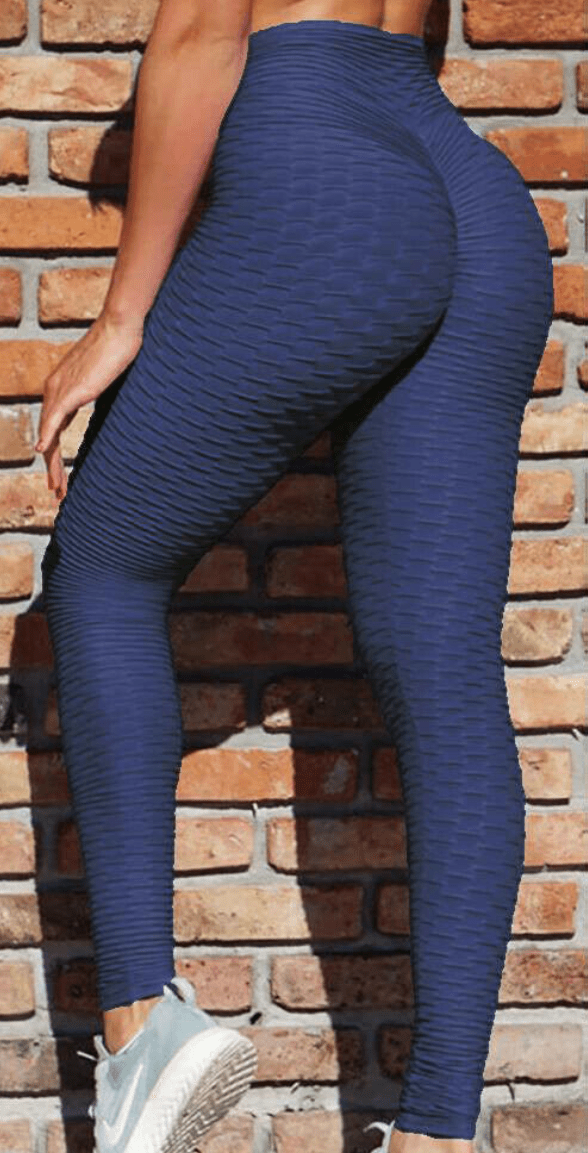 Anti-Cellulite High Waisted Textured Leggings