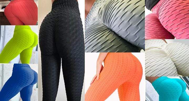 Anti-Cellulite High Waisted Textured Leggings