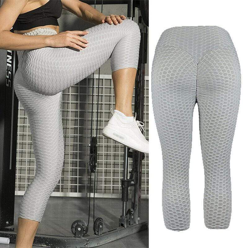 Anti-Cellulite High Waisted Textured Leggings