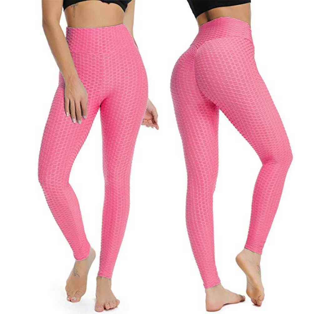 Anti Cellulite Leggings - High Waisted Butt Lifting Honeycomb Leggings