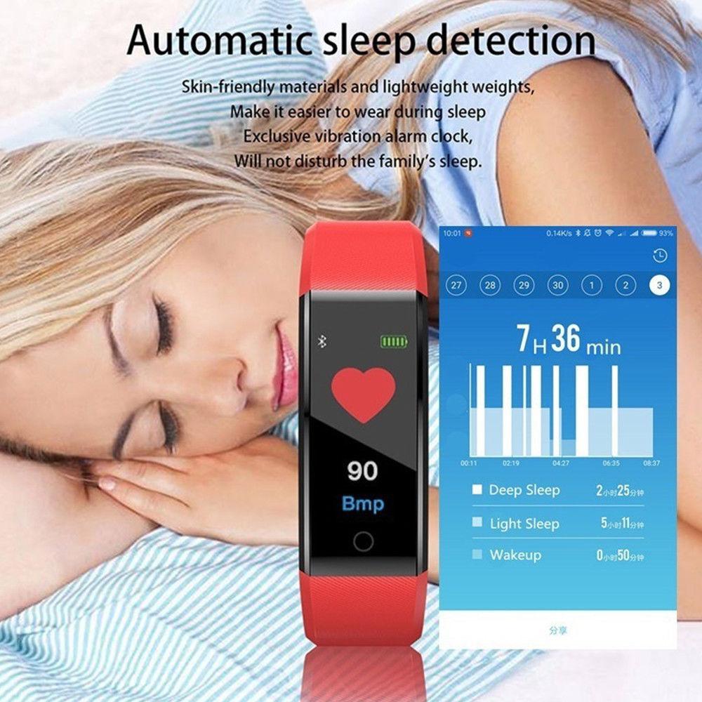 Waterproof Smart Watch - Blood Pressure Monitor, Heart Rate Monitor, Sleep Monitor