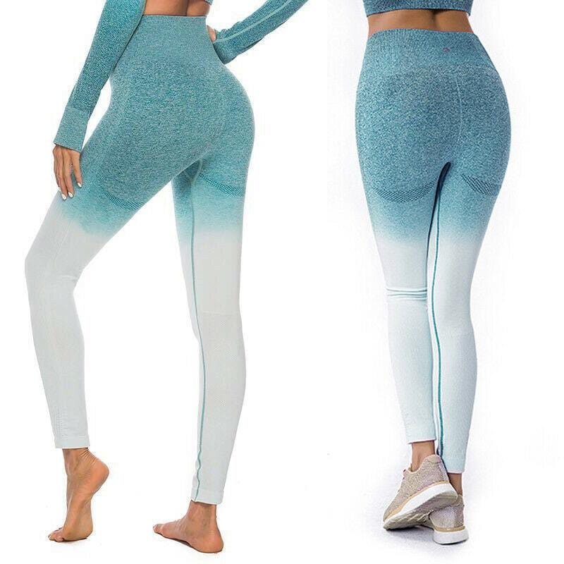 Multicolor Anti-Cellulite Energy Compression Yoga Wear