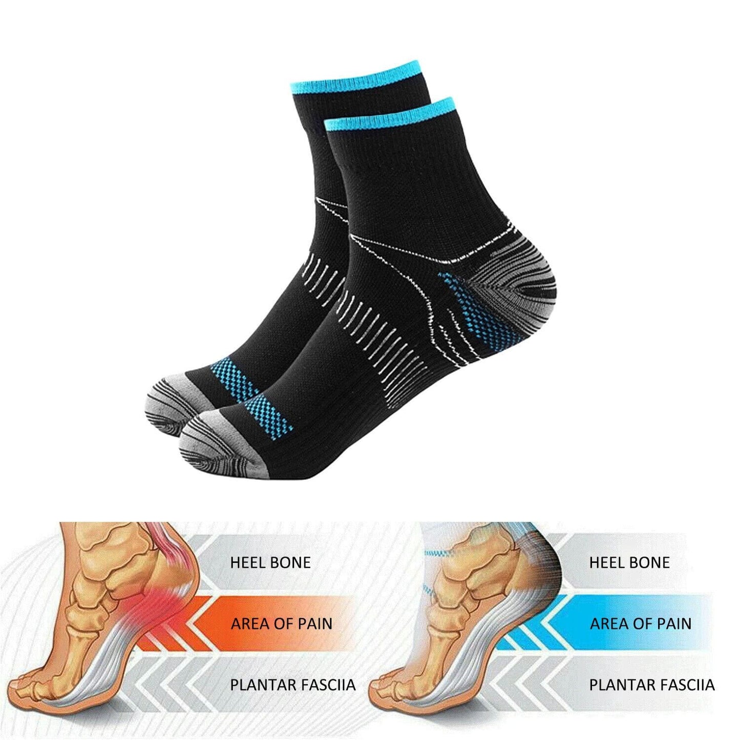 Compression Ankle Socks - 15-20 mmHg (1-Pack)