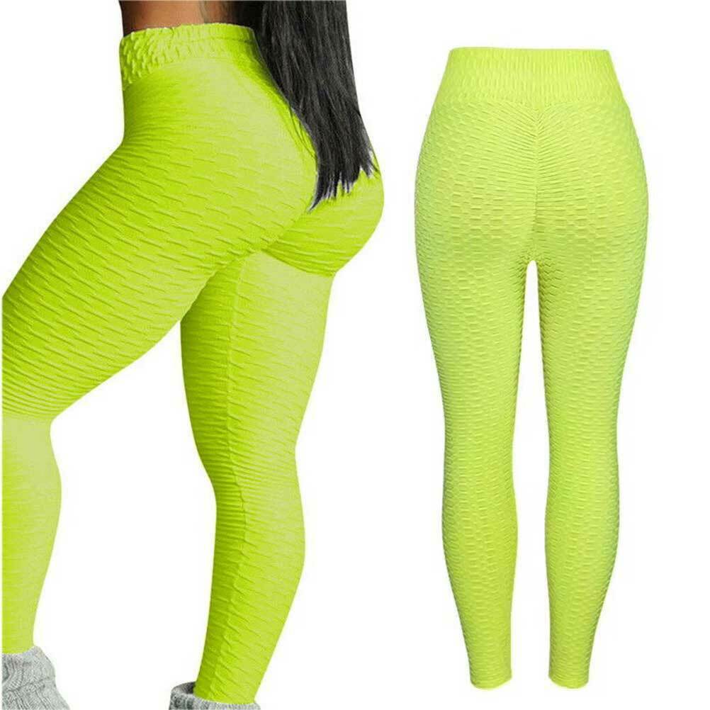 Anti Cellulite Leggings - High Waisted Butt Lifting Honeycomb Leggings