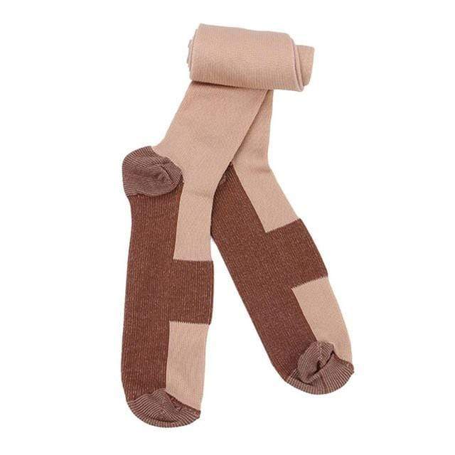 3 Pack of Copper Compression Socks + FREE Ankle Socks