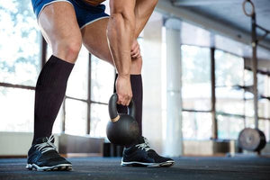 Copper Compression Socks help you work out in the gym much better. The Copper Infused Socks help blood flow circulation in calves while doing cardio.