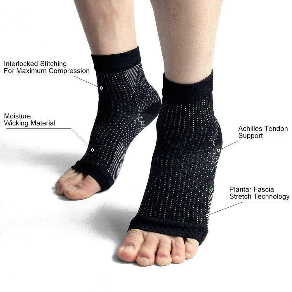 Plantar Fasciitis Foot Sleeve Socks (1-Pack)