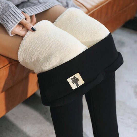 Warm Thickened Thermal Fleece Lined Winter Leggings
